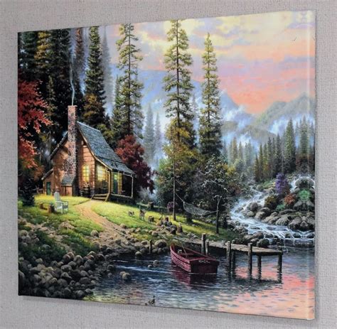 Large Canvas Pictures Arts Landscape Painting Wall Art Prints Canvas ...