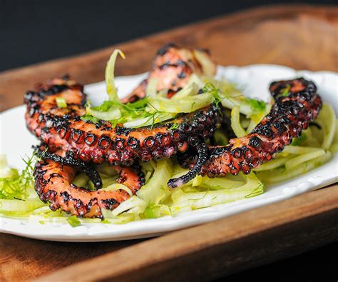 Grilled Octopus Salad with Citrus Vinaigrette - Girls Can Grill