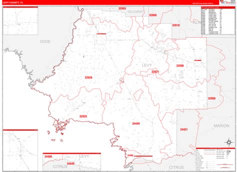 Maps of Levy County Florida - marketmaps.com