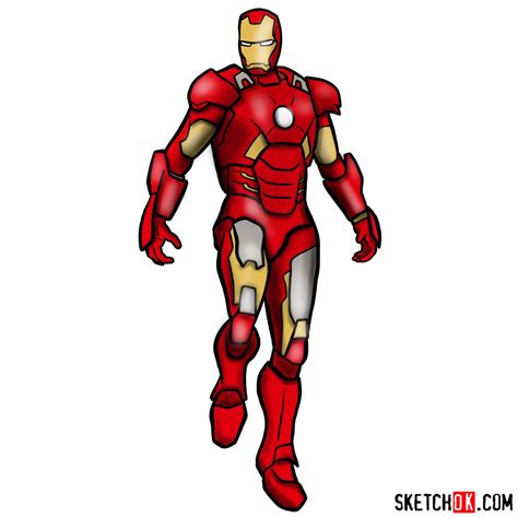 Iron Man Cartoon Drawing at PaintingValley.com | Explore collection of ...