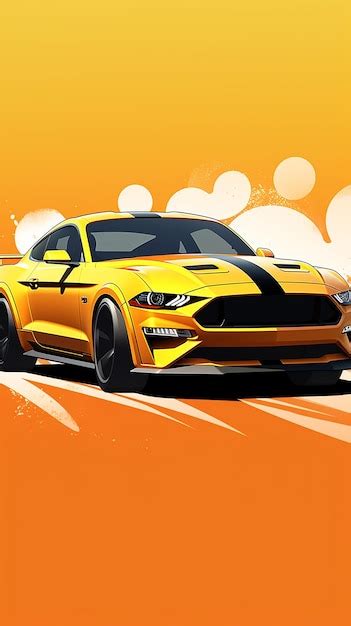 Premium AI Image | Yellow car on yellow background