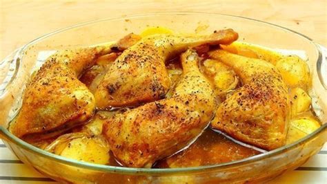 Los mejores muslos de pollo al horno con patatas ¡Jugosos y deliciosos ...