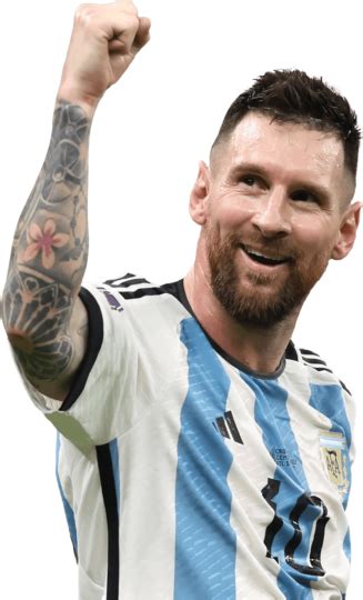 Lionel Messi Argentina football render - FootyRenders