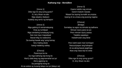 Kathang Isip Ben&Ben - YouTube