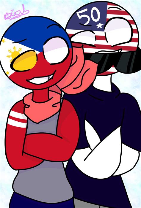 [FanArt] Philippines And America | •Countryhumans Amino• [ENG] Amino