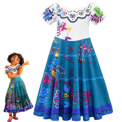 Encanto Mirabel Floral Costume Dress 5074