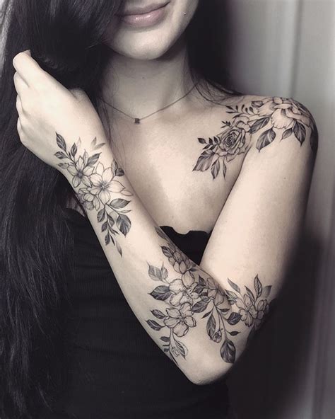 CJ🌸 Floral Tattoo Artist on Instagram: “Floral. Lower arm healed