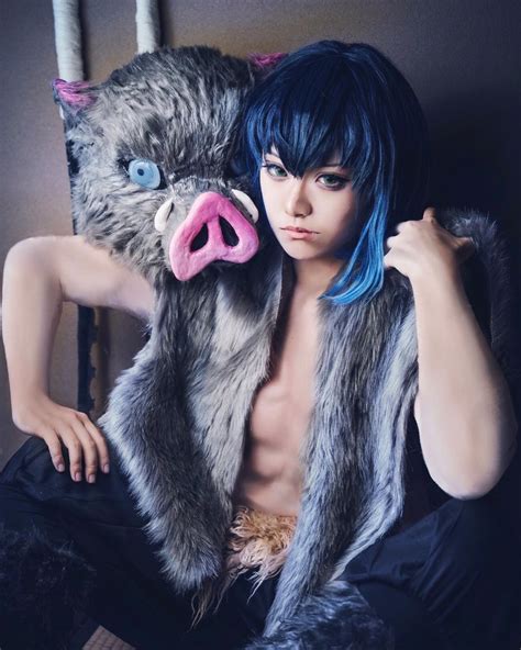 Demon Slayer Kimetsu no Yaiba 🐗 Inosuke Hashibira cosplayed by ちょこもなか ...