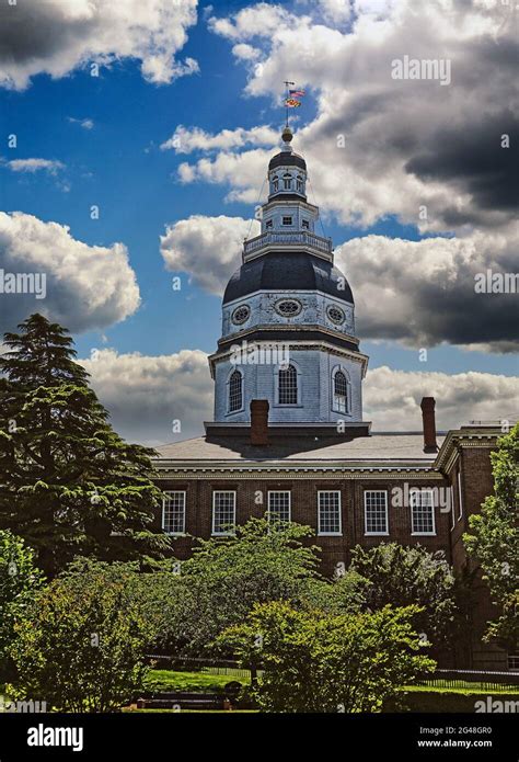 The Maryland State House in Annapolis, Maryland Stock Photo - Alamy