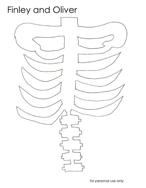 Diy Skeleton Costume Template