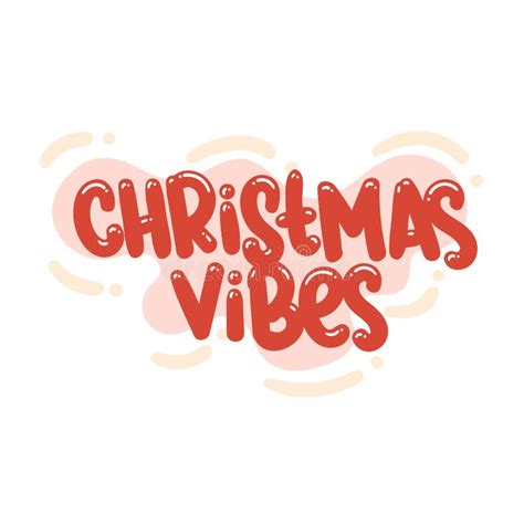 Christmas Vibes Quote Text Typography Design Graphic Vector ...