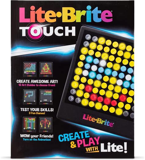 Lite-Brite Touch - Create, Play and Animate - Light Up Portable Stem ...