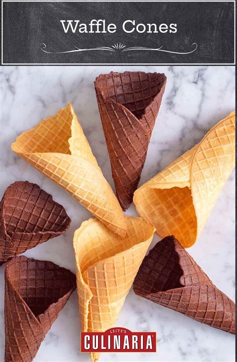 Waffle Cones | Recipe | Waffle cone recipe without maker, Waffle cone ...