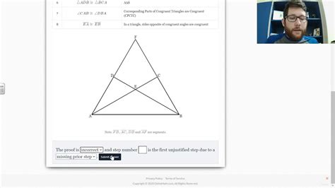 Congruent Triangles Proofs 2 DeltaMath - YouTube