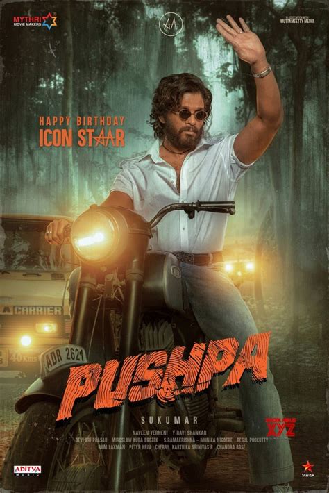 Icon Star Allu Arjun Birthday Poster From Pushpa Movie - Social News ...