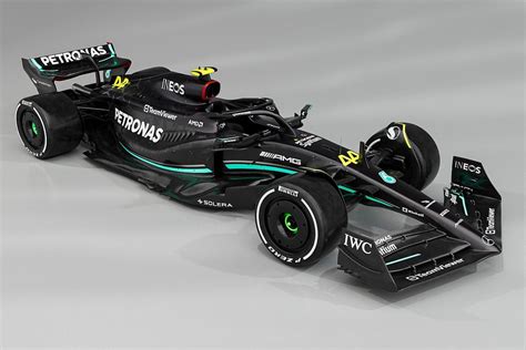 Mercedes returns to black livery as team launches W14 F1 car