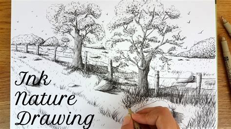 Simple Pencil Sketch Of Nature : Easy Pencil Drawings | Bocamawasuag