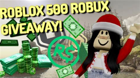 ROBLOX 500 ROBUX CHRISTMAS GIVEAWAY!! - YouTube