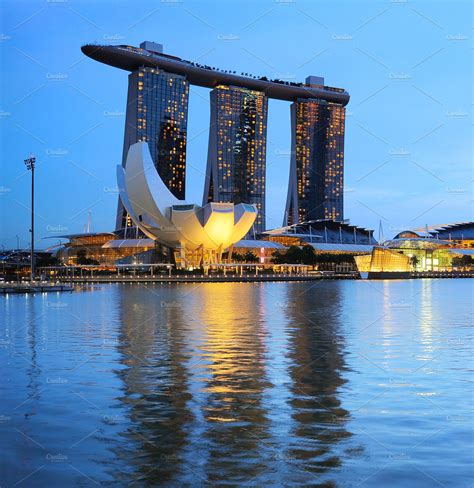 Marina Bay Sands Resort, Singapore | High-Quality Architecture Stock ...