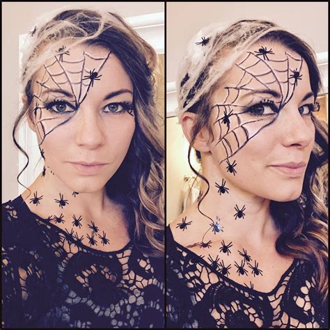 Spider Web Face Makeup