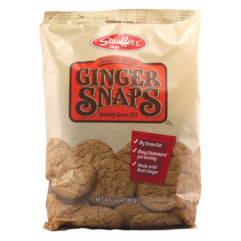 Stauffer's Ginger Snaps 14 Oz Bag | Nassau Candy