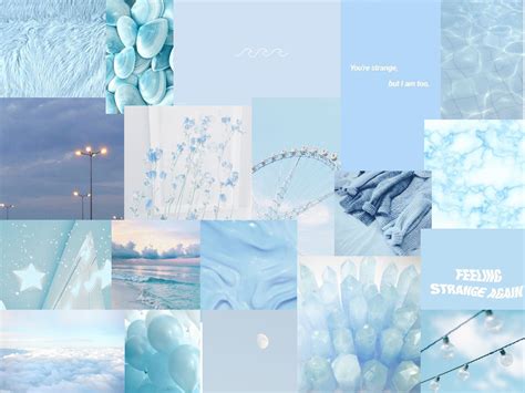 Blue Aesthetic In 2021 Laptop Wallpaper Blue Aesthetic Wallpaper ...