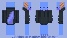 Blue Axolotl Minecraft Skin