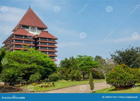 Left-sided View of the Iconic Building in the University of Indonesia ...