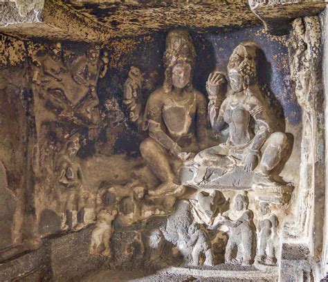 Ellora Caves - Sculptures | Ancient rock-hewn sculptures rep… | Flickr