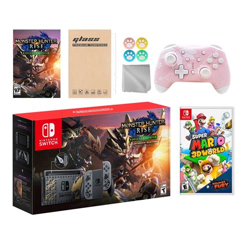 Nintendo Switch Monster Hunter Limited Console Set Plus Monster Hunter ...