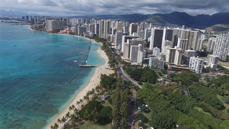 Free download Aerial view of Waikiki Beach Hawaii Stock Video Footage ...