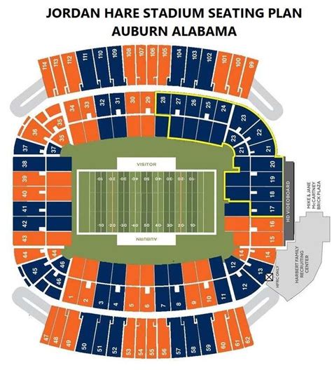 Jordan Hare Stadium Interactive Seating Chart | Cabinets Matttroy