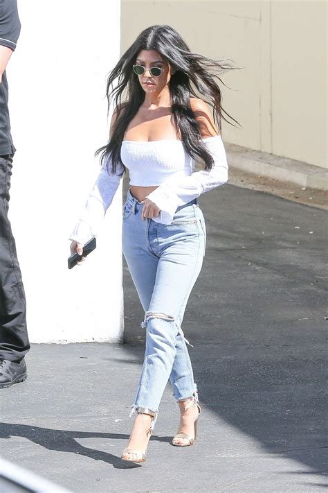 Kourtney Kardashian Casual Style - Outside a Studio in LA 09/11/2017