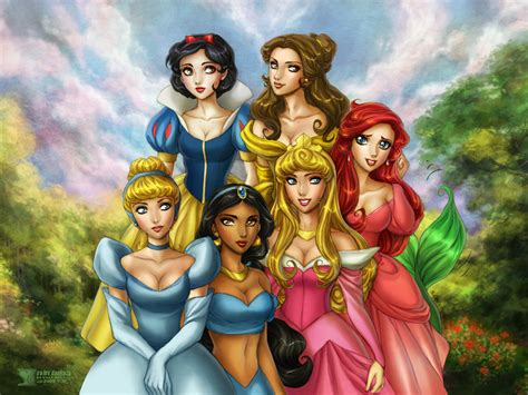 Disney princesses, realistic