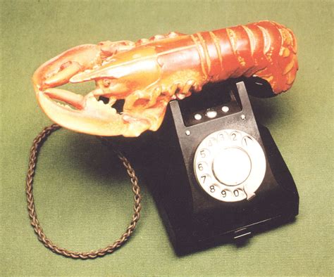 Salvador Dali, art, painting, surrealism, 1930s, 1936, Lobster Phone ...