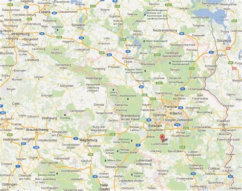 Brandenburg Map - Germany