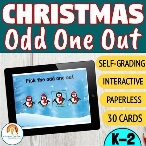 Christmas Odd One Out | Christmas Math Games | Made By Teachers