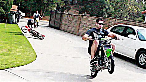 Dirt Bike Wheelie fail - YouTube