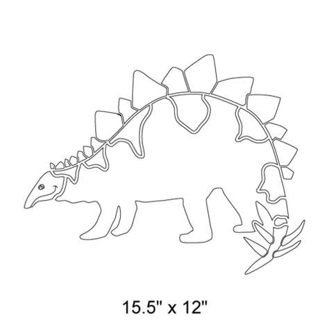 34 Best Stegosaurus Outline Tattoo images | Outline, Tattoos, Dinosaur ...