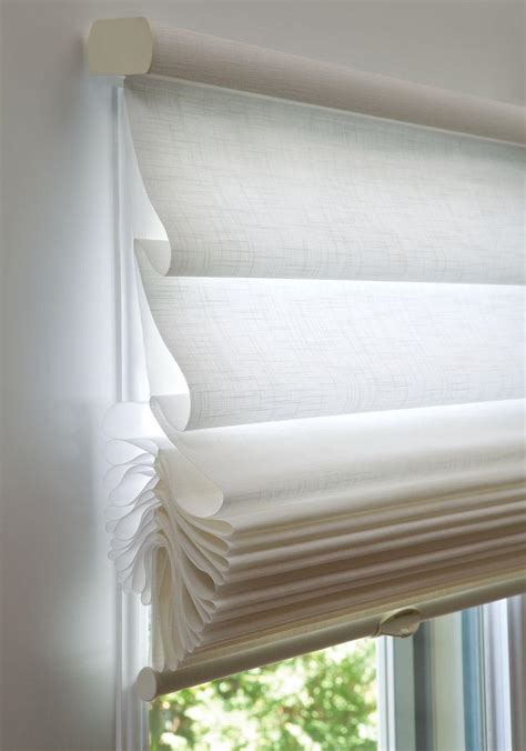 Double Roman Shades Sheer | Window Treatments Design Ideas