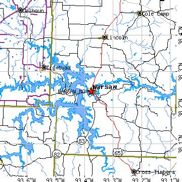 Warsaw, Missouri (MO) ~ population data, races, housing & economy