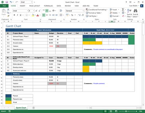 Excel template tasklog - volteam