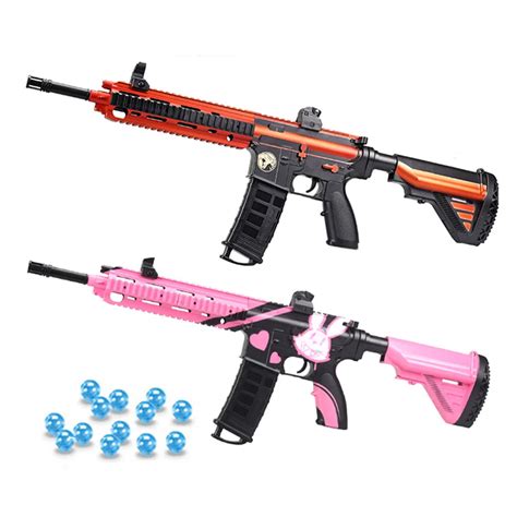 Plastic M416 Electric Auto Semi Toy Gun Rifle 20 30m Orbeez Gun Water ...