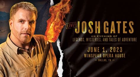 Josh Gates: An Evening Of Legends, Mysteries, And Tales of Adventure