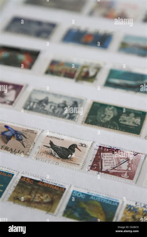 Australian stamps hi-res stock photography and images - Alamy