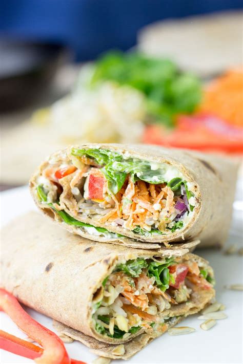 Tangy Veggie Wrap (A Simple Protein Powered Lunch)