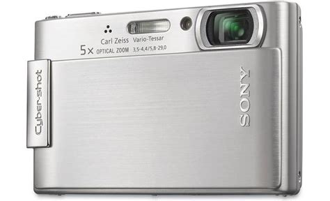 Sony Cyber-shot DSC-T200 (Silver) 8.1-megapixel digital camera with 5X ...