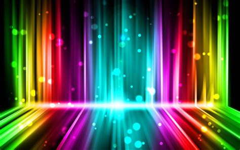 an abstract background with bright lights and blurs on the edges, in ...