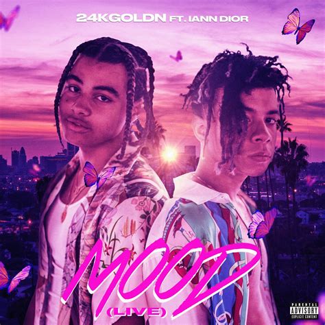 ‎Mood (Live) [feat. iann dior] - Single - Album by 24kGoldn - Apple Music