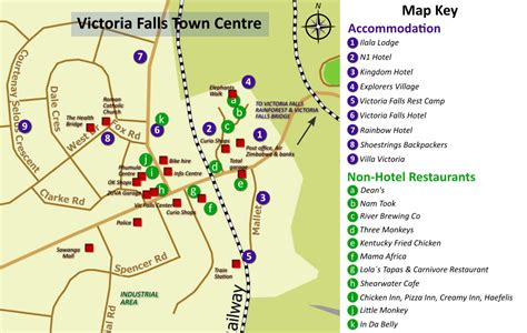 Map Victoria Falls